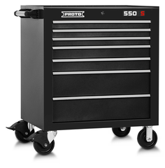 Proto® 550S 34" Roller Cabinet - 7 Drawer, Dual Black - Exact Tooling