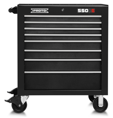 Proto® 550S 34" Roller Cabinet - 8 Drawer, Dual Black - Exact Tooling