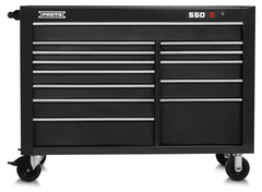 Proto® 550S 57" Workstation - 13 Drawer, Dual Black - Exact Tooling
