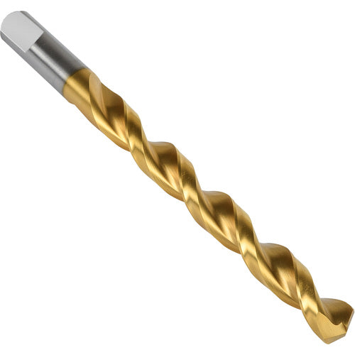 #13 Precision Twist Drill HSS TiN QC 135 Jobber Drill ANSI Series QC21G E-code # QC21GN13 - Exact Tooling