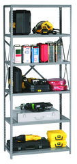 36 x 24 x 87" - 22 Gauge - Heavy Duty Industrial Shelving - Exact Tooling