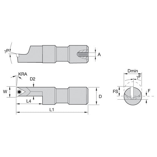 SSOI5001000150R WG STEEL BORING BAR STEPPED - Exact Tooling