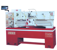 Electronic Variable Speed Lathe w/ CCS - #1440GEVS4 14'' Swing; 40'' Between Centers; 3HP; 440V Motor - Exact Tooling