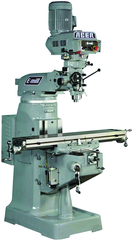 Electronic Variable Speed Vertical Mill UL - R-8 Spindle - 9 x 49'' Table Size - 3HP - 3PH - 220V Motor - Exact Tooling