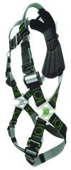 Miller Revolution Harness w/Dualtech Webbing; Quick Connect Chest & Leg Straps; Cam Buckles;ErgoArmor Back Shield & Stand Up Back D-Ring - Exact Tooling