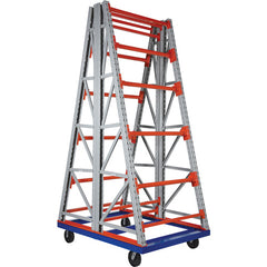 Portable Two Sided Reel Rack 52.4 × 72.5 × 134.4 - Exact Tooling