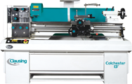 Colchester Geared Head Lathe - #80272 13'' Swing; 40'' Between Centers; 3HP, 220V Motor - Exact Tooling