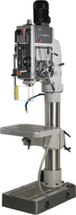 Geared Head Floor Model Drill Press With Mechanical Clutch & Reversing System - Model Number AX40RS - 27'' Swing; 3HP Motor - Exact Tooling