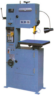 Vertical Bandsaw - #KB361; 8 x 14'' Capacity; 1HP, 1PH, 115V Motor - Exact Tooling