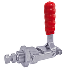 300 lbs 5/16-18 Thread Body Straight Line Clamp Stainless Steel - Exact Tooling