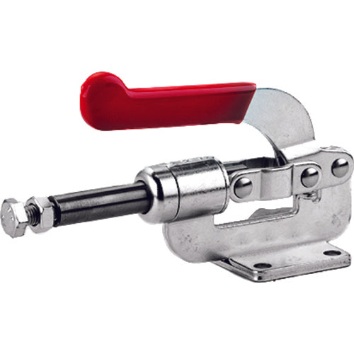 800 lbs 3/8-16 Flanged Base Straight Line Clamp - Exact Tooling