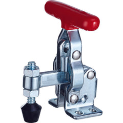 200 lbs U-Bar Flanged Base Vertical T-Handle Hold-Down Clamp - Exact Tooling