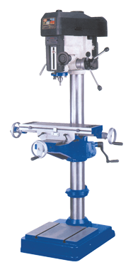 Cross Table Floor Model Drill Press - Model Number RF400HCR8 - 16'' Swing; 1-1/2HP, 3PH, 220/440V Motor - Exact Tooling