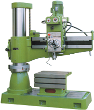 Radial Drill Press - #TPR1230 - 48-1/2'' Swing; 2HP, 3PH, 220V Motor - Exact Tooling