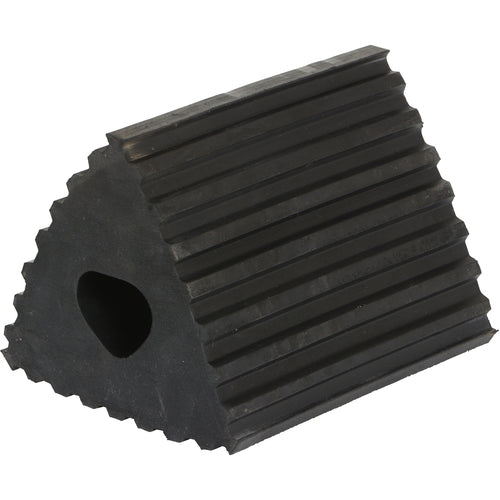 Rubber Wheel Chock 6.5 × 4.75 × 4.25 - Exact Tooling