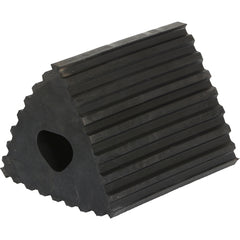 Rubber Wheel Chock 6.5 × 4.75 × 4.25 - Exact Tooling