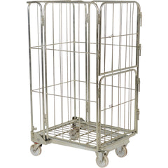 Galv Nestable Roller Container 26.375 × 59 - Exact Tooling