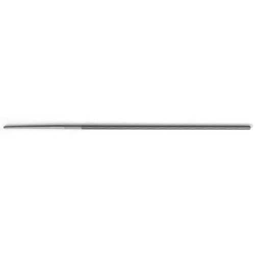 Round Straight File, Swiss Pattern, 0 Cut, 3/16 × 6 in - Exact Tooling