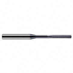Miniature Reamers - 0.0425″ Reamer Diameter × 0.3120″ (5/16″) Margin Length Carbide Reamer, 4 Flutes, AlTiN Coated - Exact Tooling
