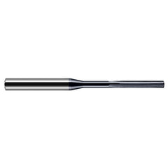 Miniature Reamers - 0.1100″ Reamer Diameter × 0.7500″ (3/4″) Margin Length Carbide Reamer, 4 Flutes, AlTiN Coated - Exact Tooling