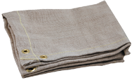 4' x 6' - Tan - Steiner Toughguard Fiberglass Welding Blanket - Exact Tooling