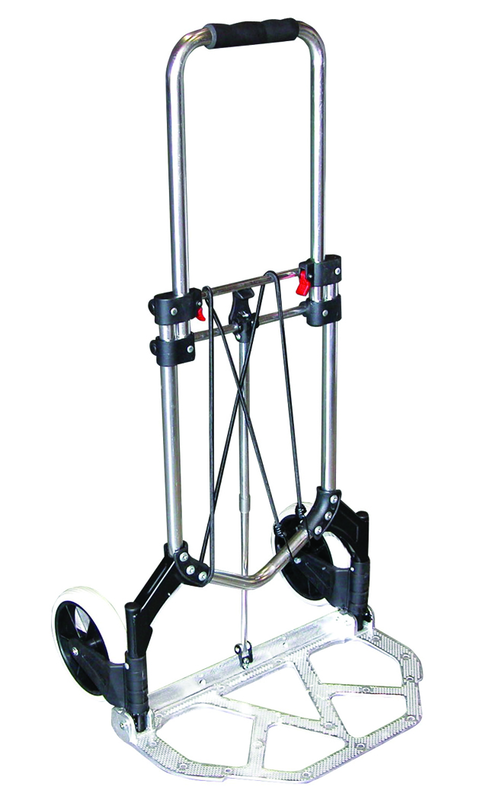 Aluminum Frame Fold-Up Hand Truck - #FHC-250; 250 lb Capacity - Exact Tooling