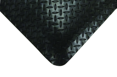 3' x 5' x 9/16" Thick Diamond Comfort Mat - Black - Exact Tooling