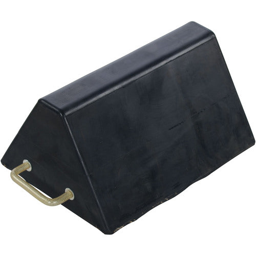 Jumbo Molded Rubber Wheel Chock 16″ - Exact Tooling