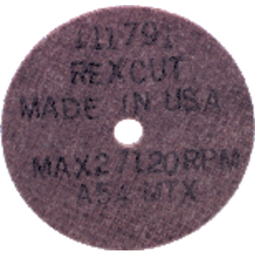 3″ × 1/16″ × 3/8″ - A54MTX - Aluminum Oxide Non-Reinforced Cut-Off Wheel - Exact Tooling