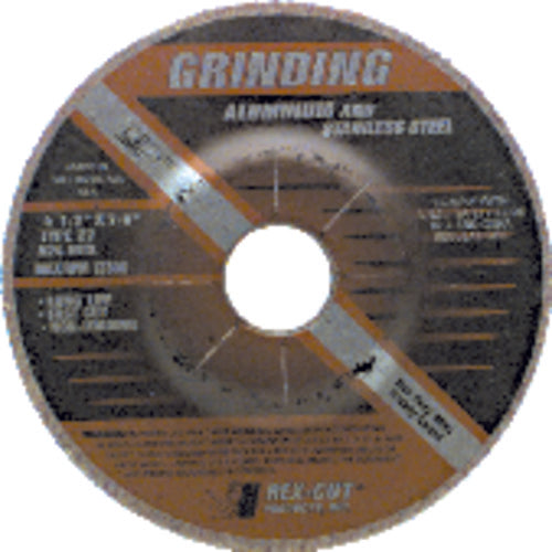 7″ × 1/4″ × 7/8″ - Aluminum Oxide A24MTX - Depressed Center Wheel - Exact Tooling