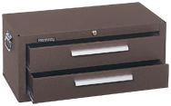 2-Drawer Add-On Base - Model No.2602B Brown 11.75H x 12.5D x 26.63''W - Exact Tooling