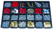 One-Piece ABS Drawer Divider Insert - 24 Compartments - For Use With Any 27" Roller Cabinet w/2" Drawers - Exact Tooling