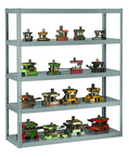 60"W x 24"D x 72"H Tool & Die Rack 5 Levels w/3,200 lbs capacity per level - Exact Tooling