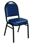 Dome Stack Chair - 7/8" Square-Tube 18-Gauge Steel Frame, 5/8" Underseat H-braces - Exact Tooling