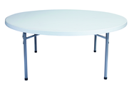 71" Round Blow Molded Folding Table - Exact Tooling