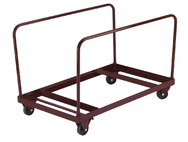 Folding Table Dolly - Vertical Holds 8 tables-1/8" Channel Steel Construction - Exact Tooling
