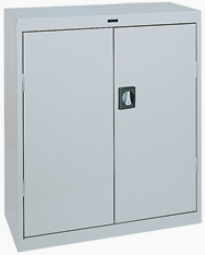 46 x 24 x 42" (Light Gray) - Counter Height Cabinet with Doors - Exact Tooling
