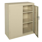 46 x 24 x 72'' (Sand, Gray, Charcoil, or Black (Please specify)) - Extra-Wide Heavy Duty Gauge Steel Cabinet - Exact Tooling