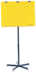 Yellow Blueprint Display Stand - Exact Tooling