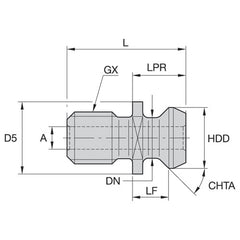 RK40CV RETENTION KNOB - Exact Tooling