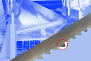 10' 10-1/2" x 3/4" x .035 5-8 TPI RX+ Bandsaw Blade - Exact Tooling