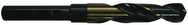 13/16" x 1/2" x 3" x 6" HSS - (M2) 118 Deg Split Point 3 Flat Gold & Black S & D Drill - Exact Tooling