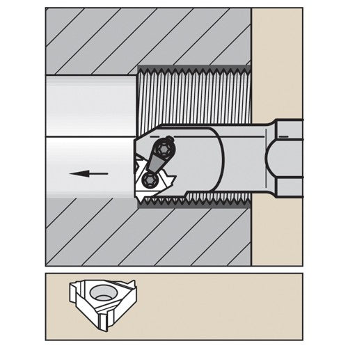 S1012LSER3 W LT BORING BAR - Exact Tooling