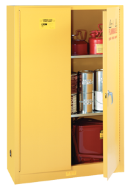 Flammable Liqiuds Storage Cabinet - #5444N 43 x 18 x 65'' (3 Shelves) - Exact Tooling