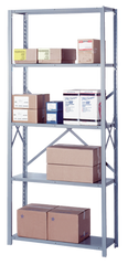 36 x 18 x 84'' - Open Style Box "W" 22-Gauge Add-On Shelving Unit - Exact Tooling