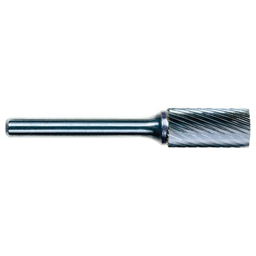 3mm EdgeHog Cyl Flat End Miniature Carbide Bur SA-43M-D Std Alt Diamond (Double) - Exact Tooling
