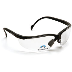 1.5 Magnification Safety Glasses- Clear Lens, Black Frame V2 Reader Style - Exact Tooling