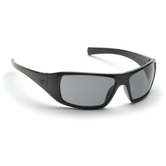 Safety Glasses - Black Frame, Gray Lens - Exact Tooling