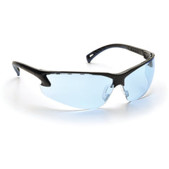 Safety Glasses - Black Frame, Infinity Blue Lens - Exact Tooling