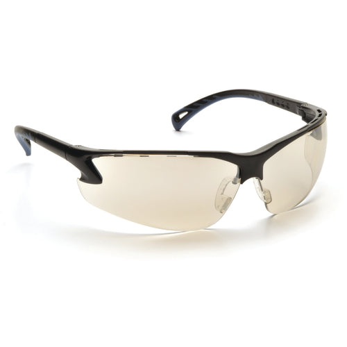 Safety Glasses - Black Frame, Indoor/Outdoor Lens - Exact Tooling